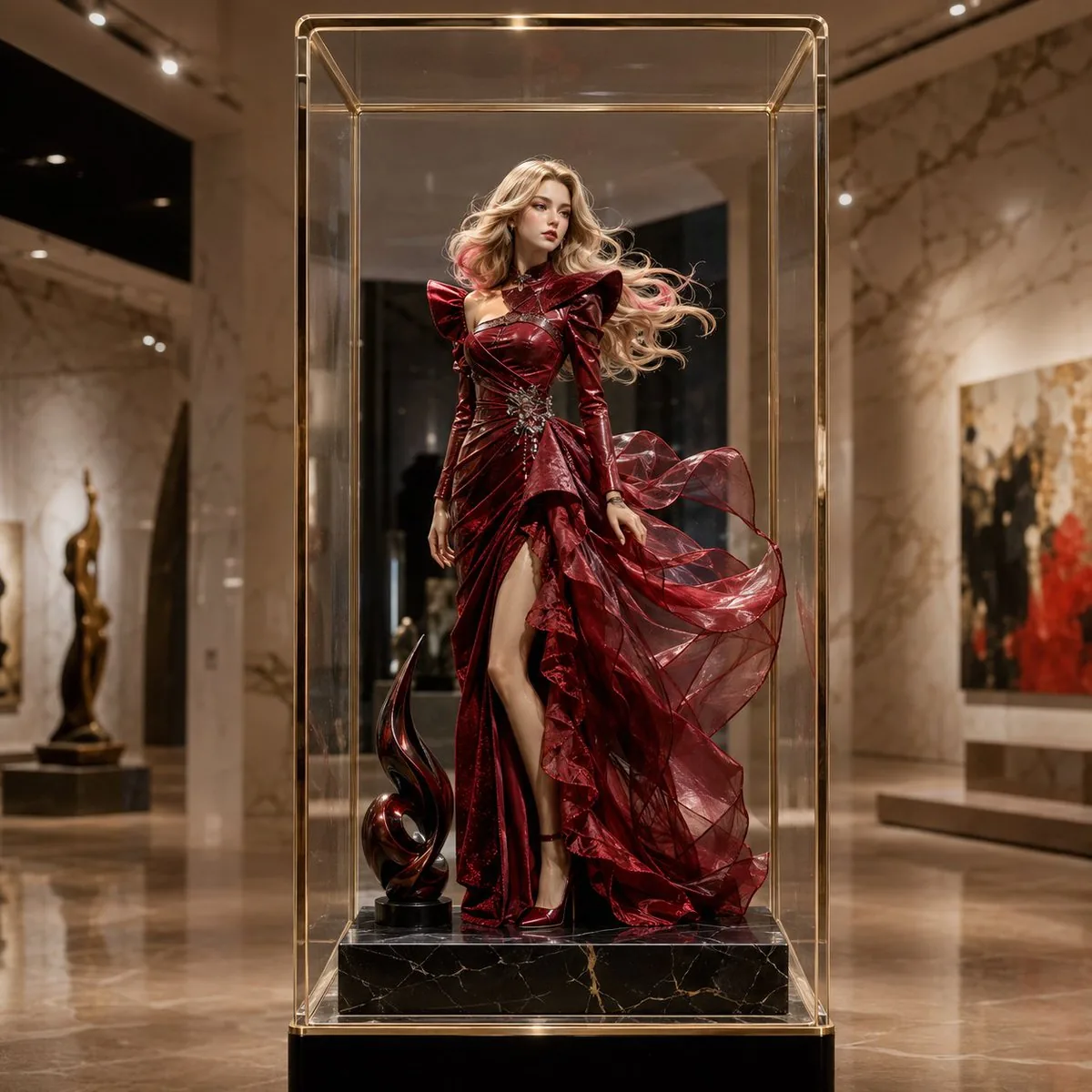 Luxury Museum Acrylic Case Visual reference