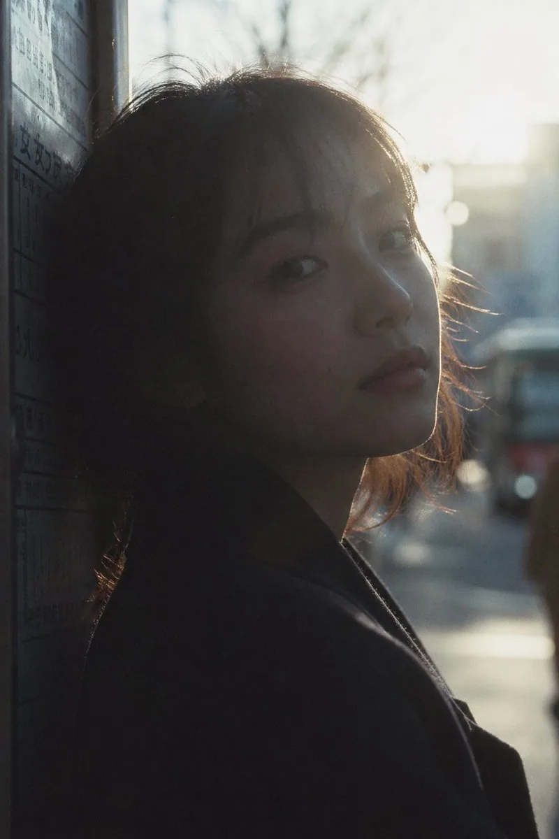 Cinematic Urban Silhouette Portrait reference