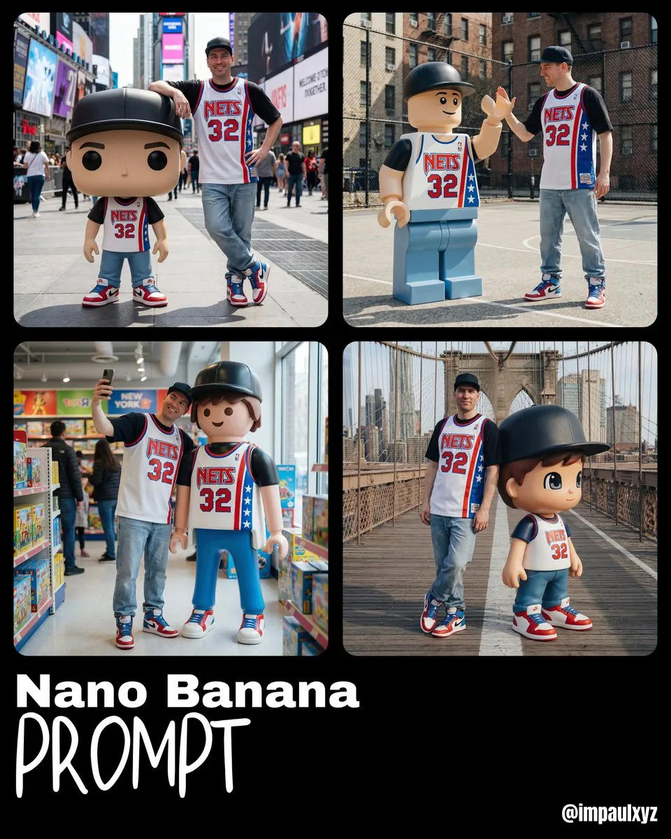 Nano Banana Prompt for Art Toy Generation reference