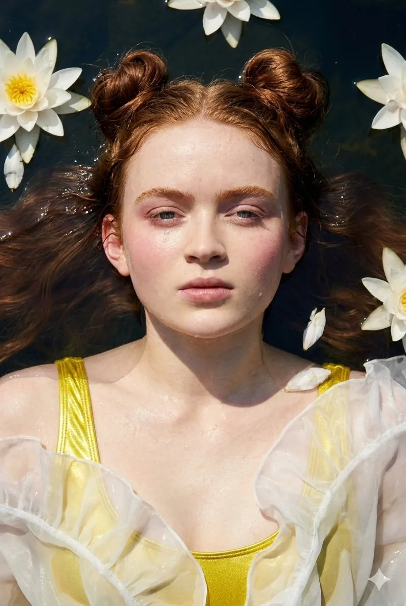 Ethereal Portrait Floating in Water - Nano Banana Pro AI Prompt for Profile / Avatar reference