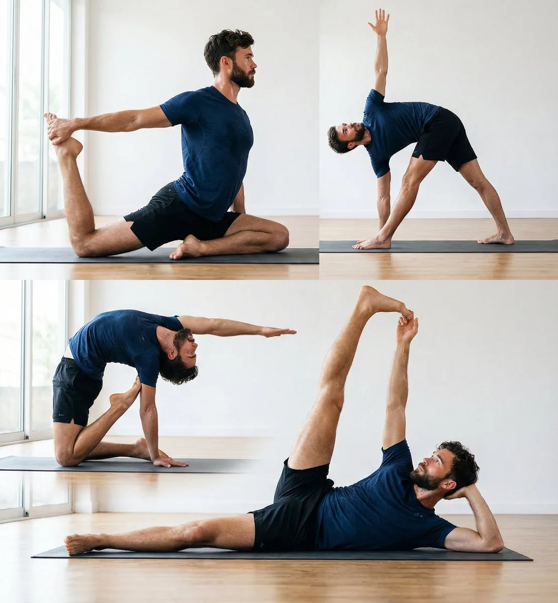 Pose transfer for fitness shots reference