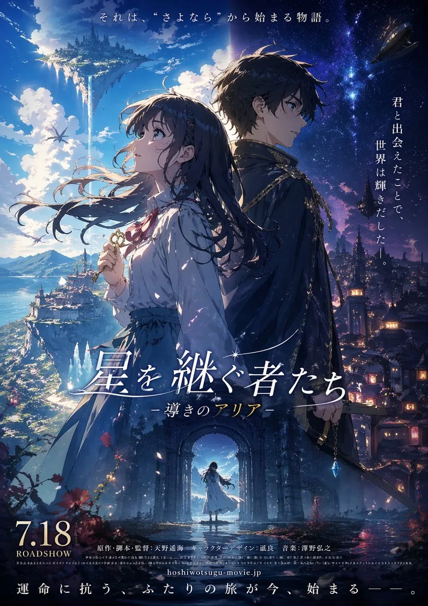 Fictional Anime Movie Poster Generation reference