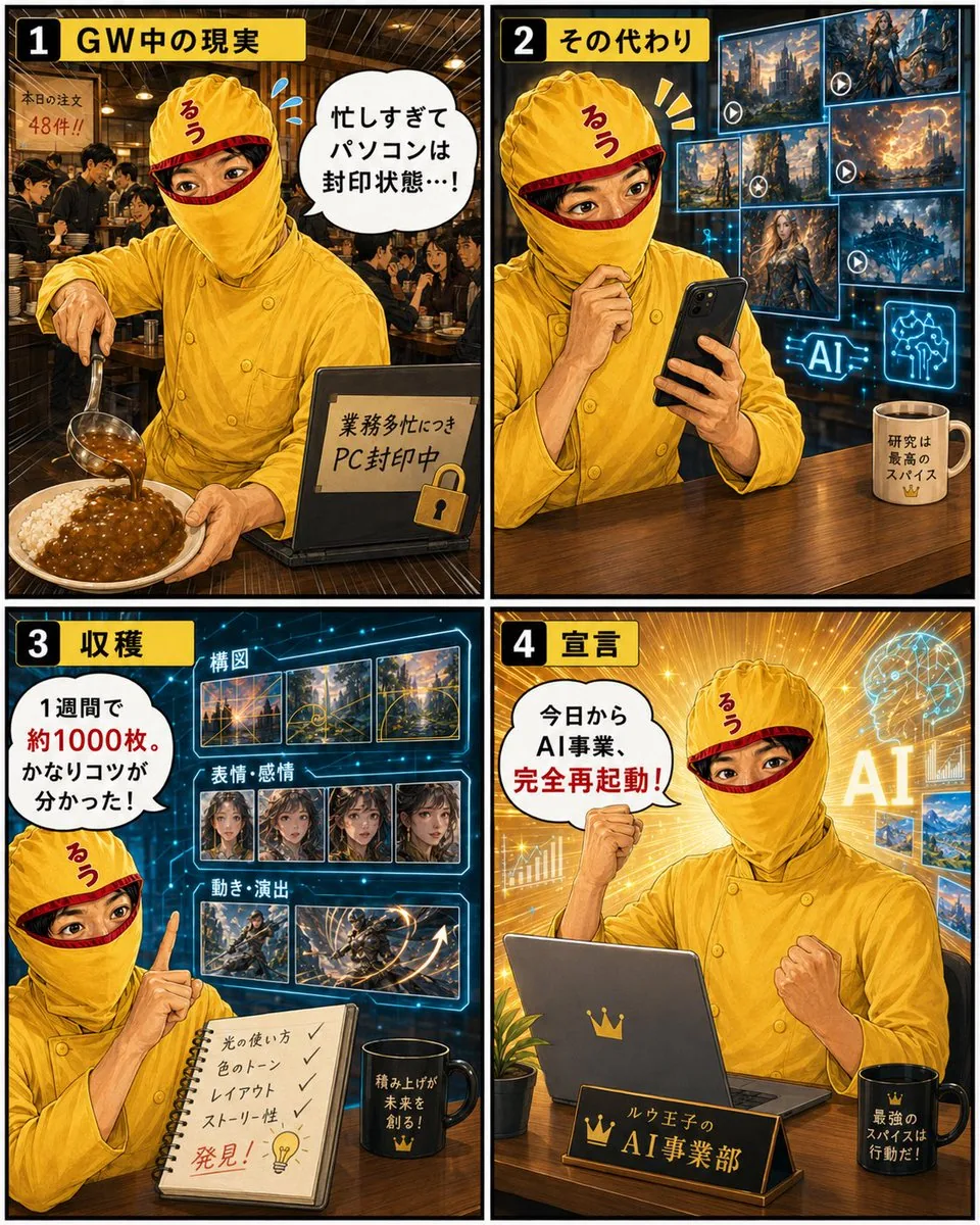 Curry Chef AI Restart Comic reference