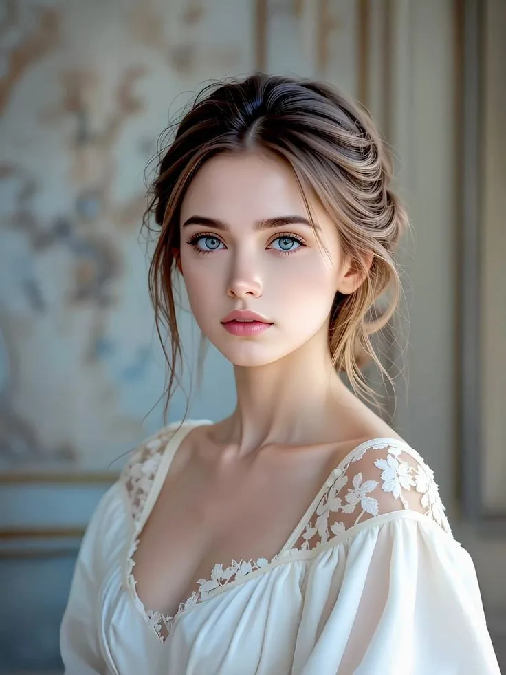 Vogue Style Romantic Portrait reference