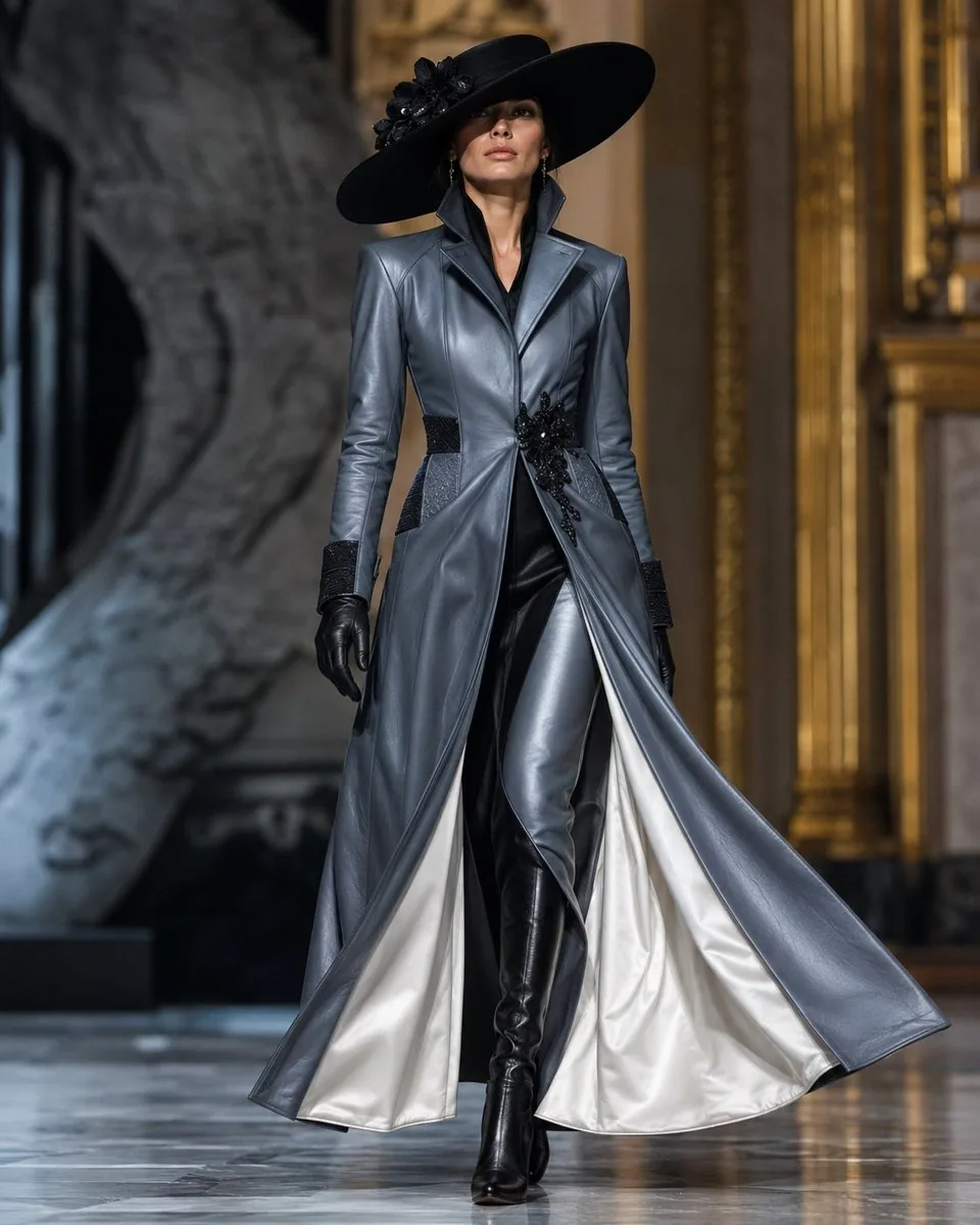 Couture Leather Runway Model reference
