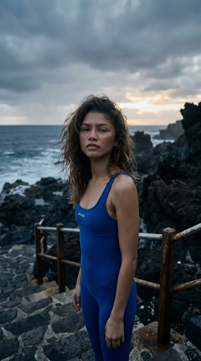Cinematic Celebrity Travel Fashion reference