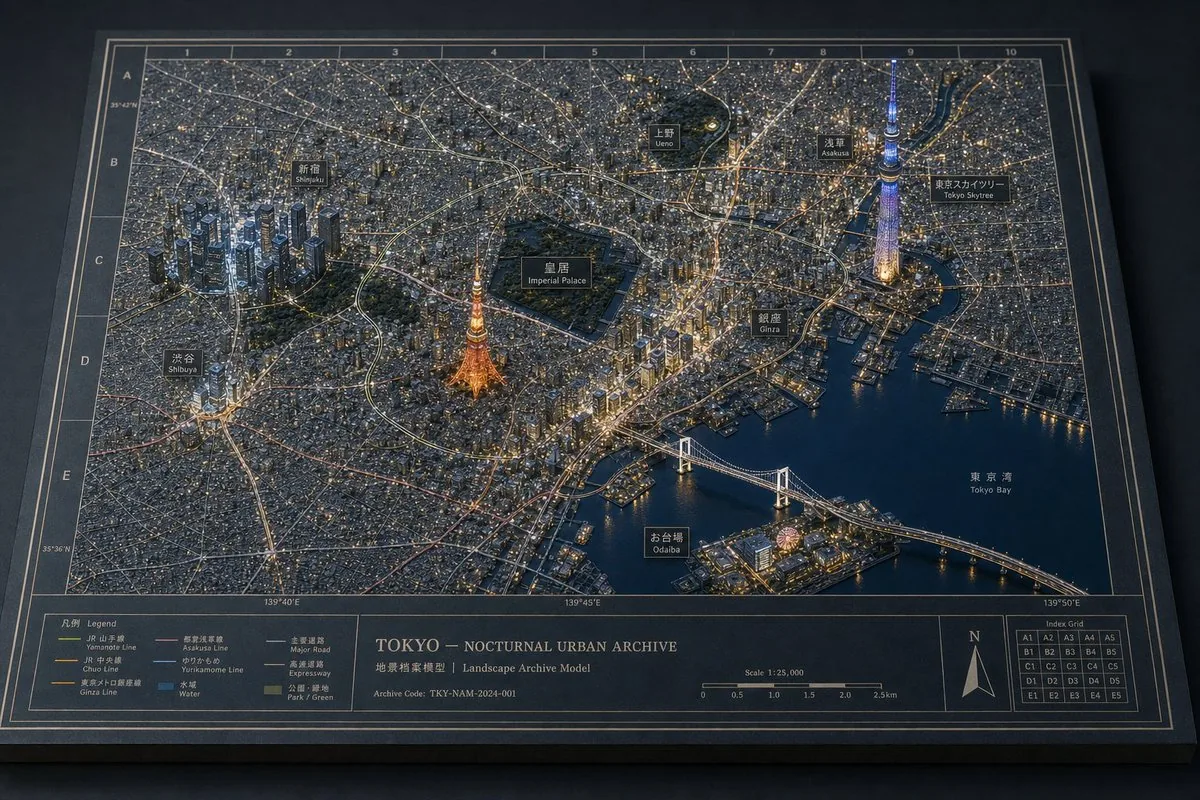Tokyo Nocturnal Urban Archive reference
