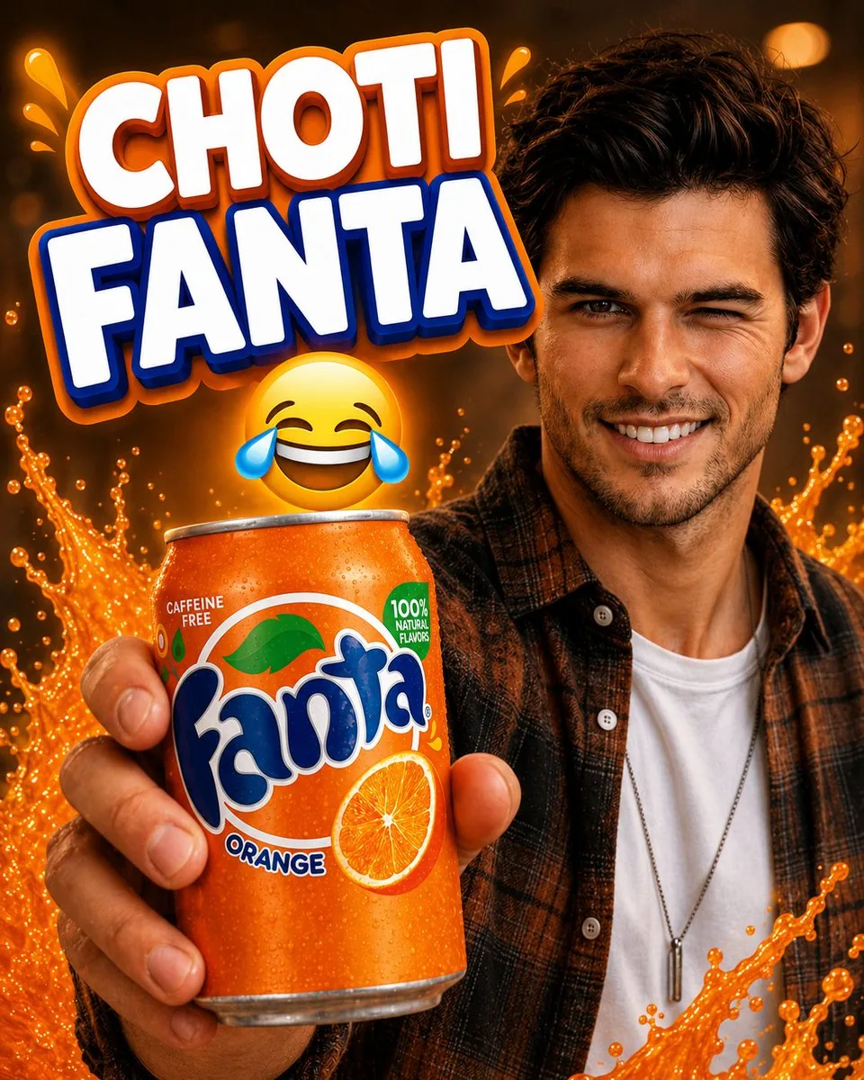 Fanta Orange Beverage Ad reference