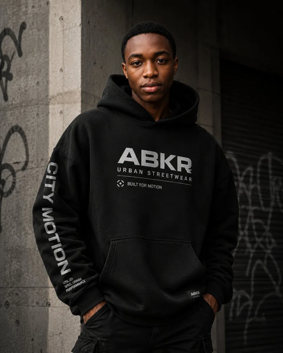 Urban Streetwear Hoodie Mockup reference