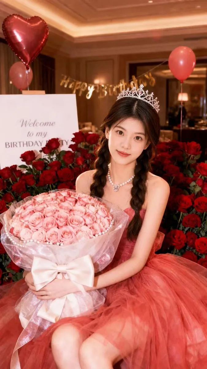Dreamy Birthday Princess Portrait reference