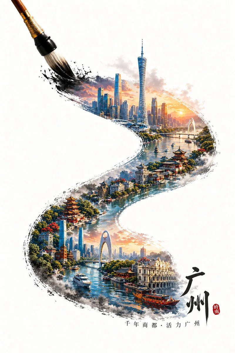 GPT Image 2 City Artistic Poster Prompt reference