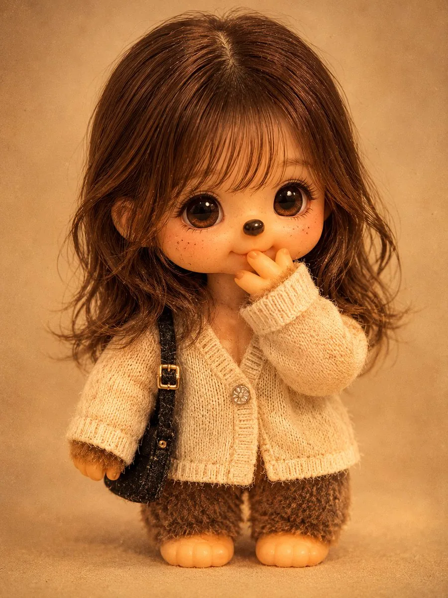 Vintage Monchhichi Doll Conversion reference