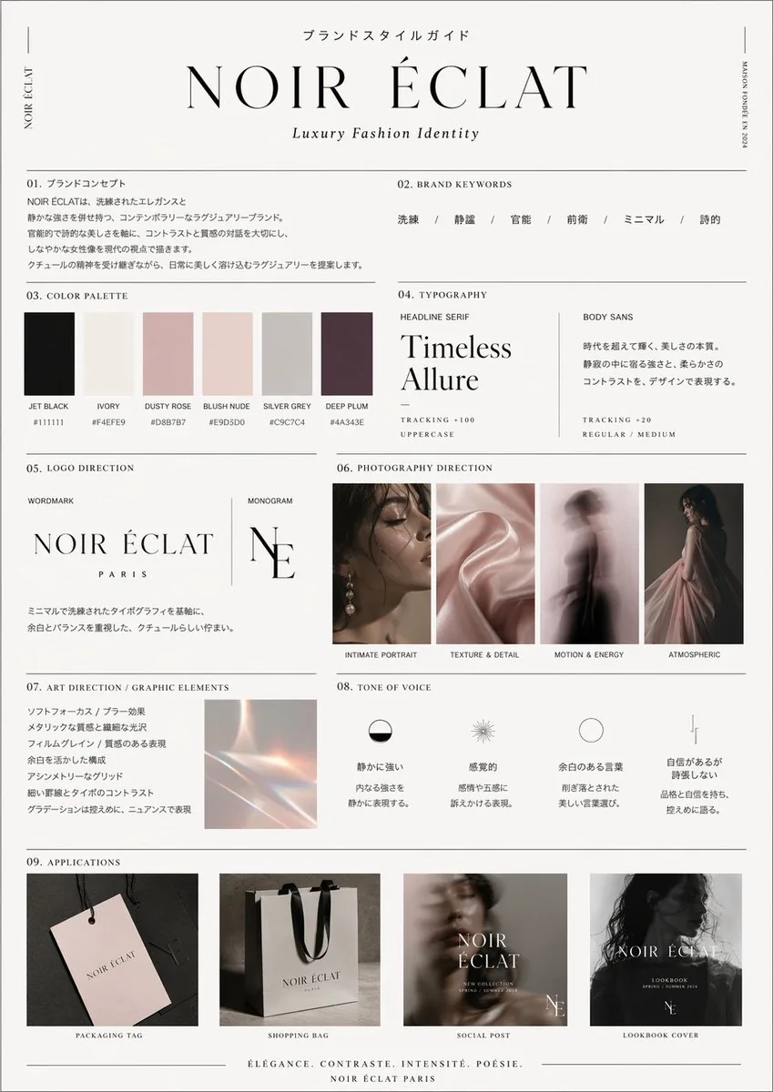 High-End Brand Guide Prompt reference