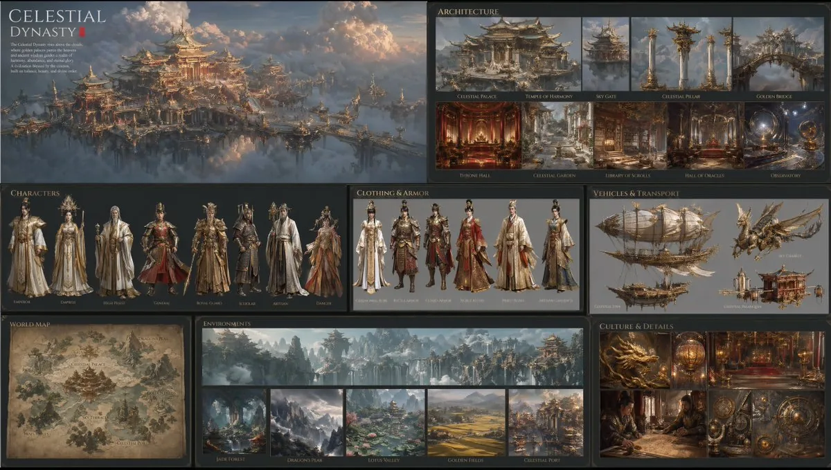 Celestial Dynasty World Bible Board reference