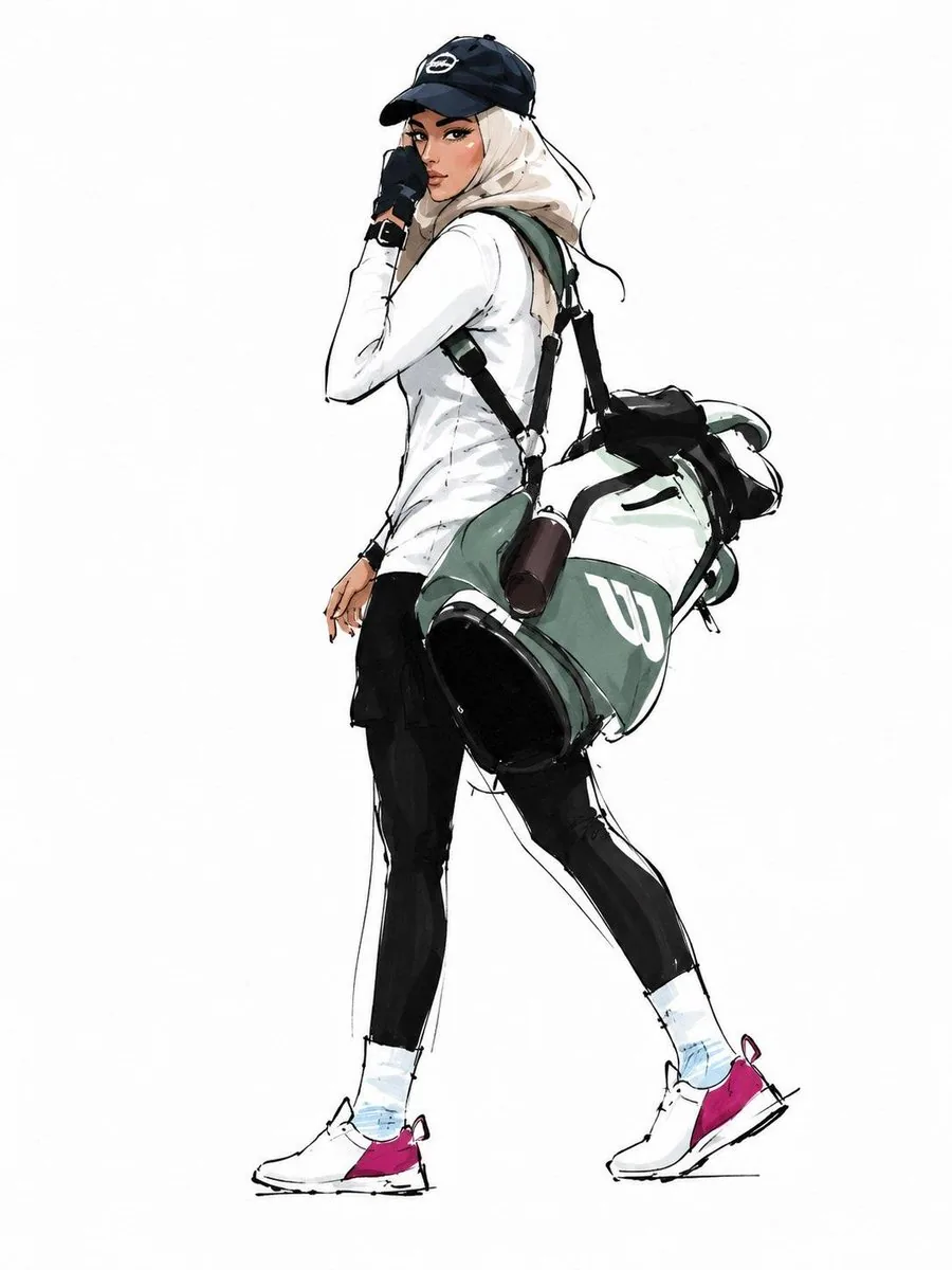 Vogue Style Fashion Illustration reference