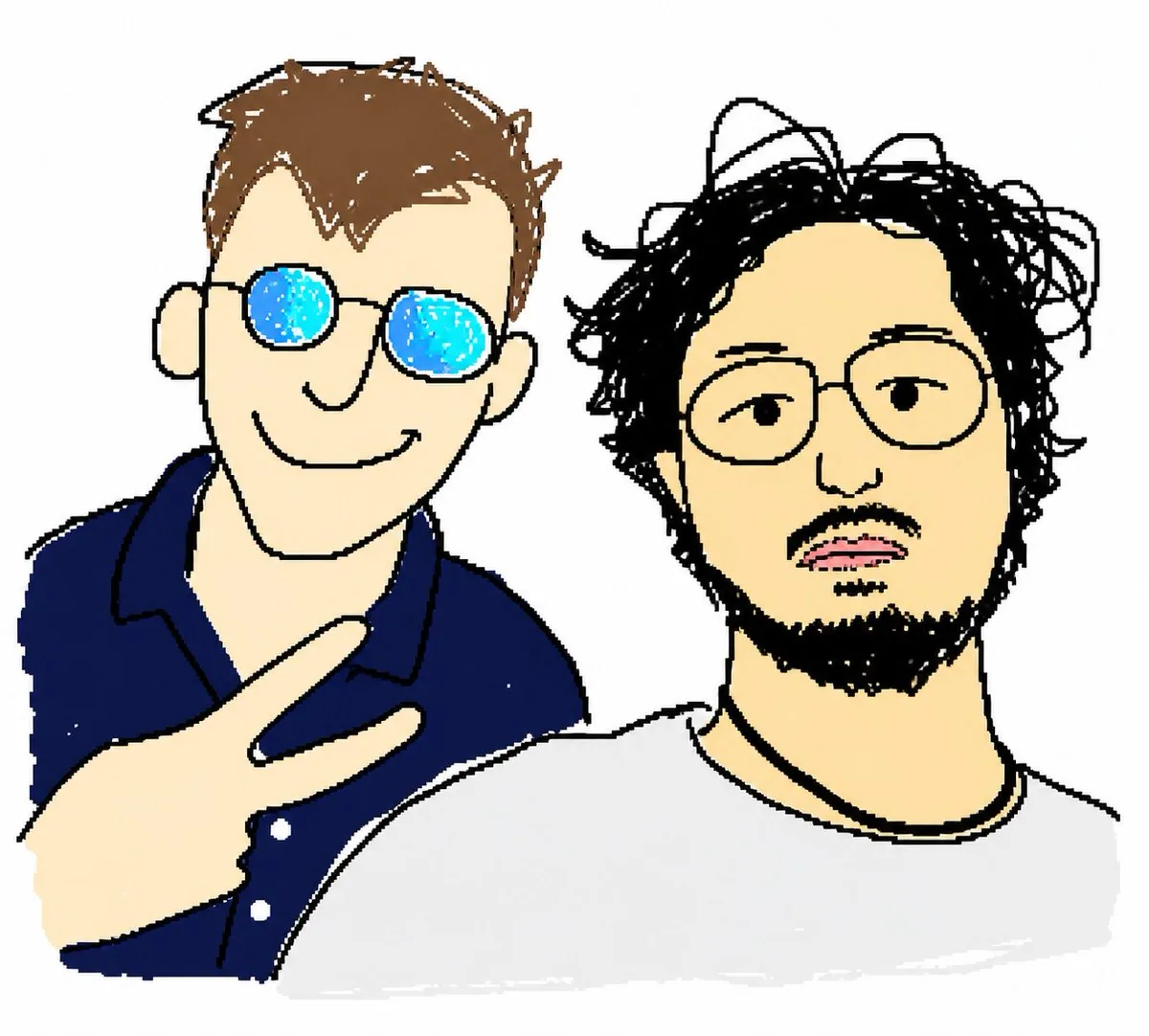 MS Paint Selfie Doodle reference