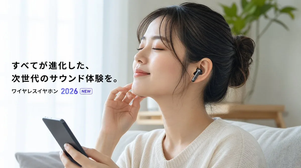 Japanese Wireless Earbuds Lifestyle Ad reference