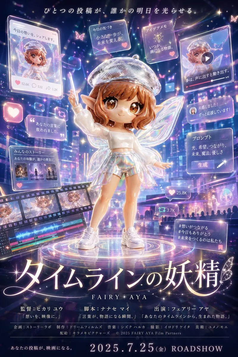 Fantasy Social Media Movie Poster reference
