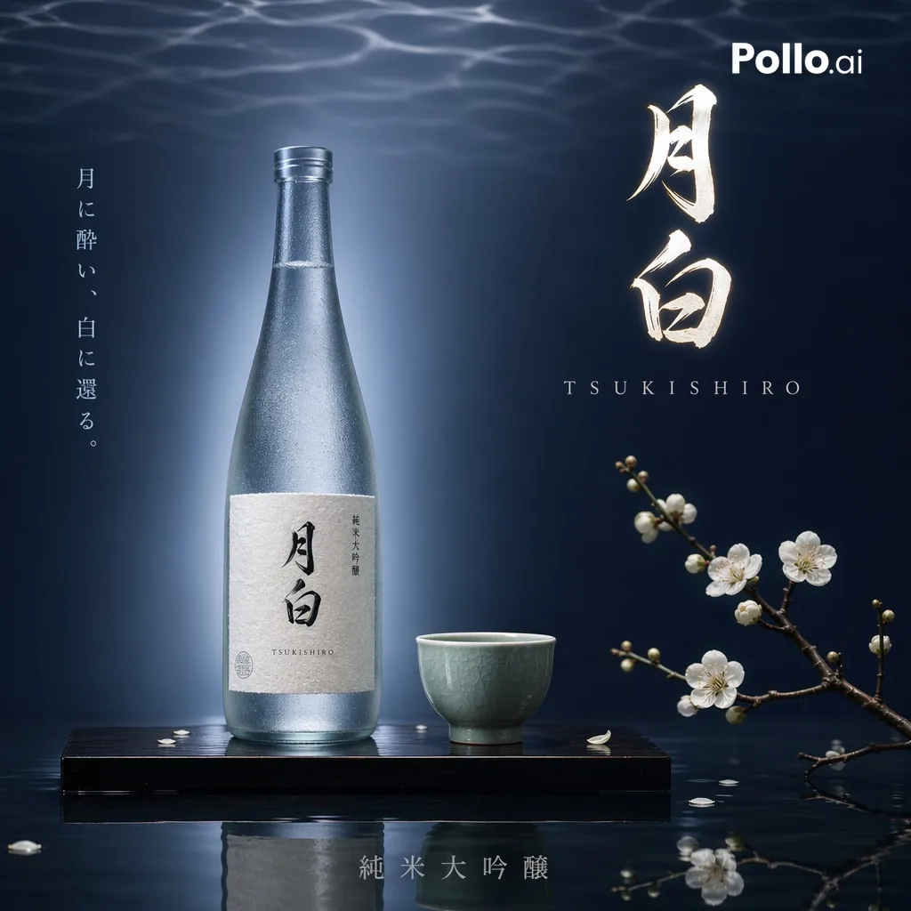 Premium Japanese Sake Poster reference