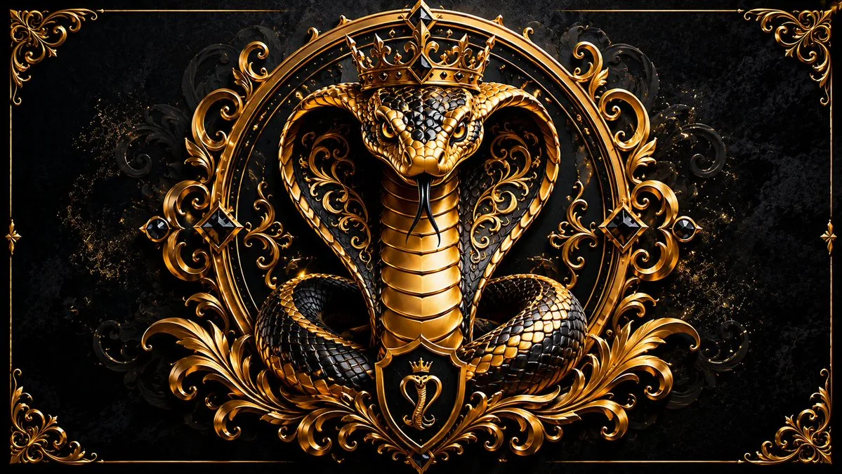Royal Golden Cobra Emblem reference
