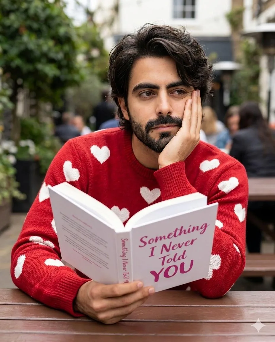 Man Reading Book Outdoors reference