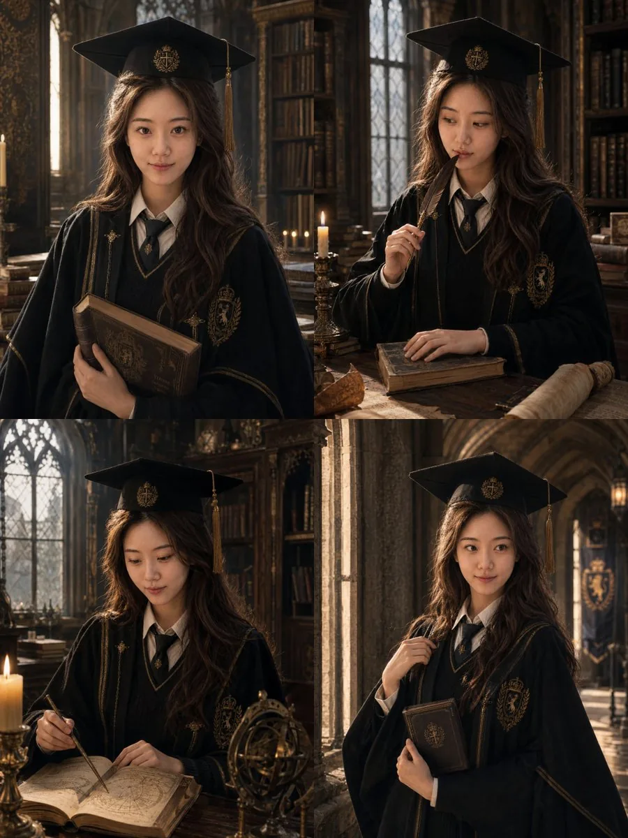British Magic Academy Graduation Portraits reference