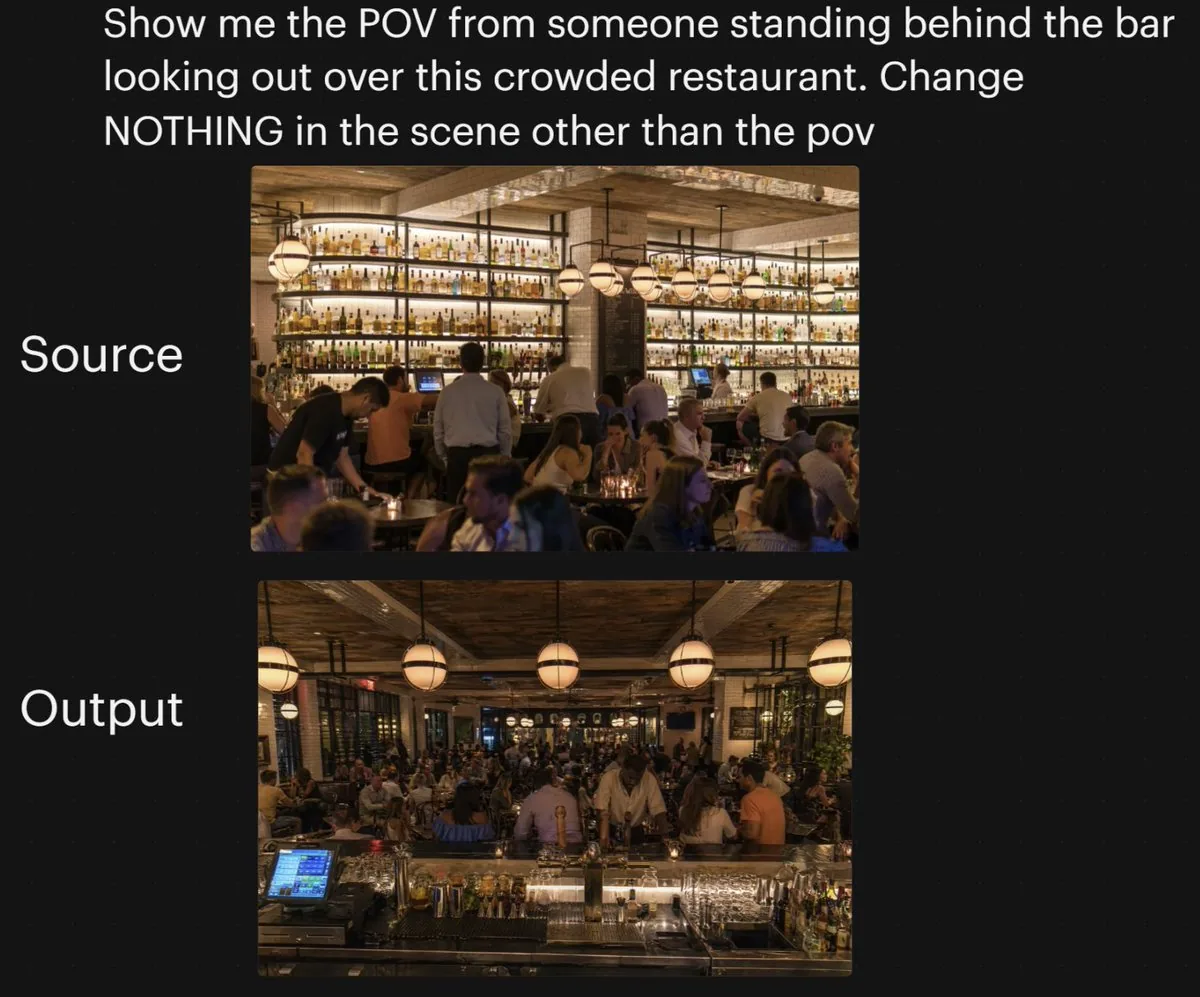 Restaurant POV Change Comparison reference