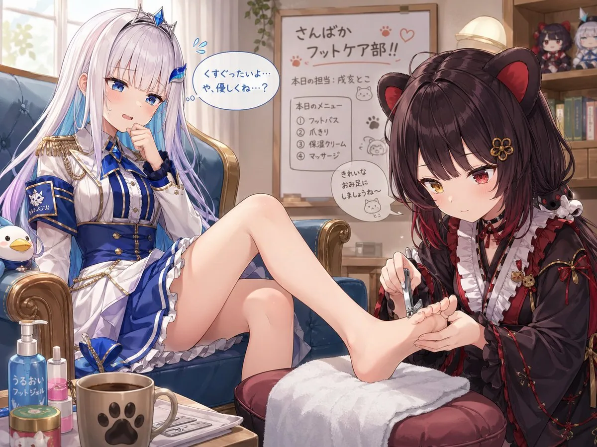 Toko Inui and Lize Helesta Illustration reference