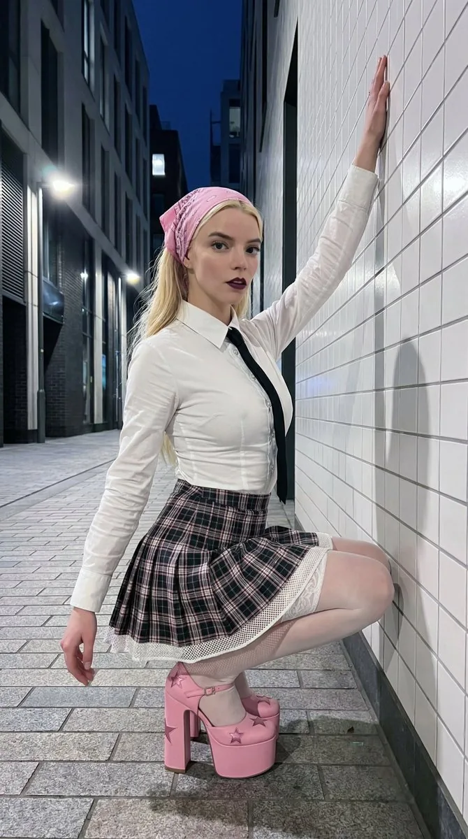 Hyper-Curvy Sydney Sweeney Street Photo - Nano Banana Pro AI Prompt for Social Media Post reference