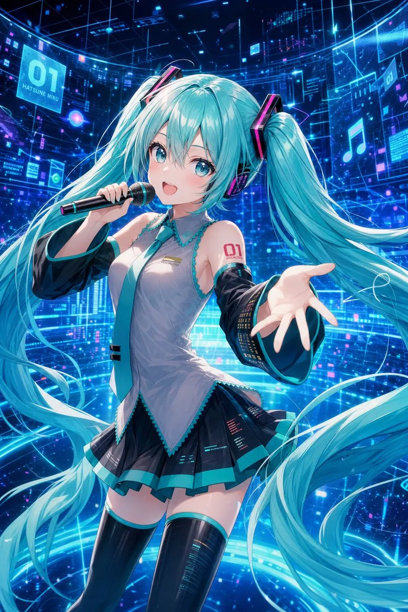 Cyber Vocaloid Concert Idol reference