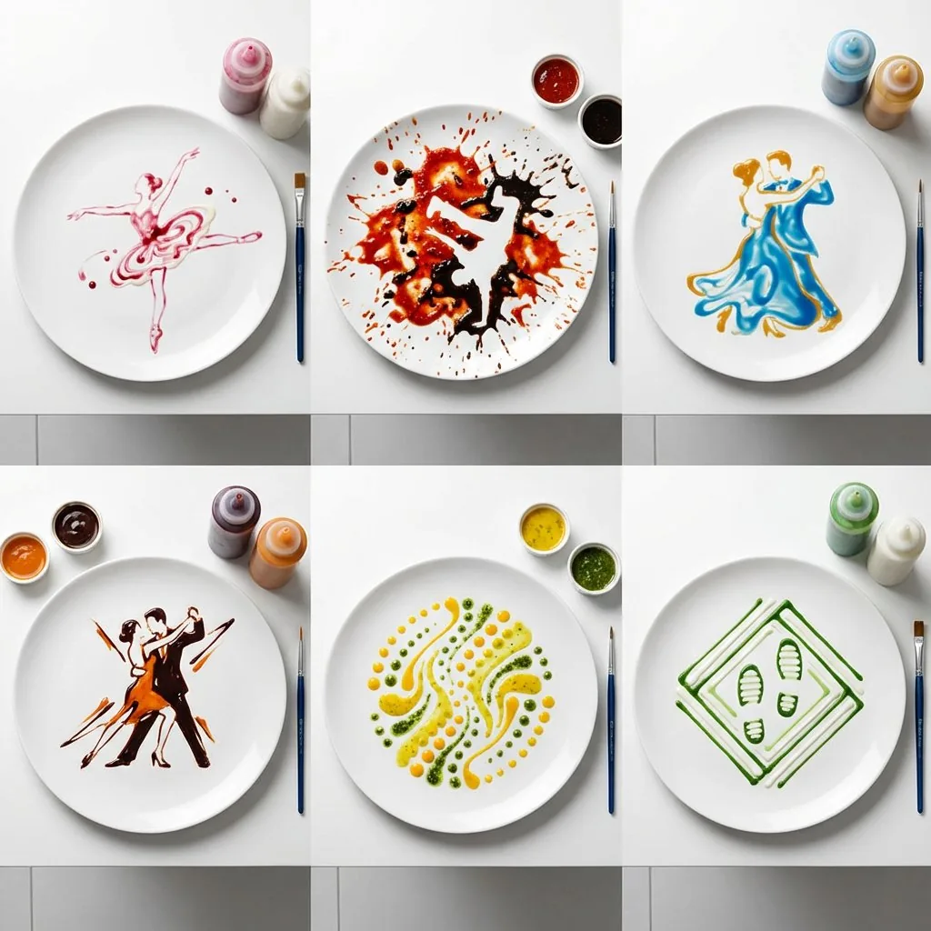 High-Speed Photography of Dance Forms in Sauce Choreography reference