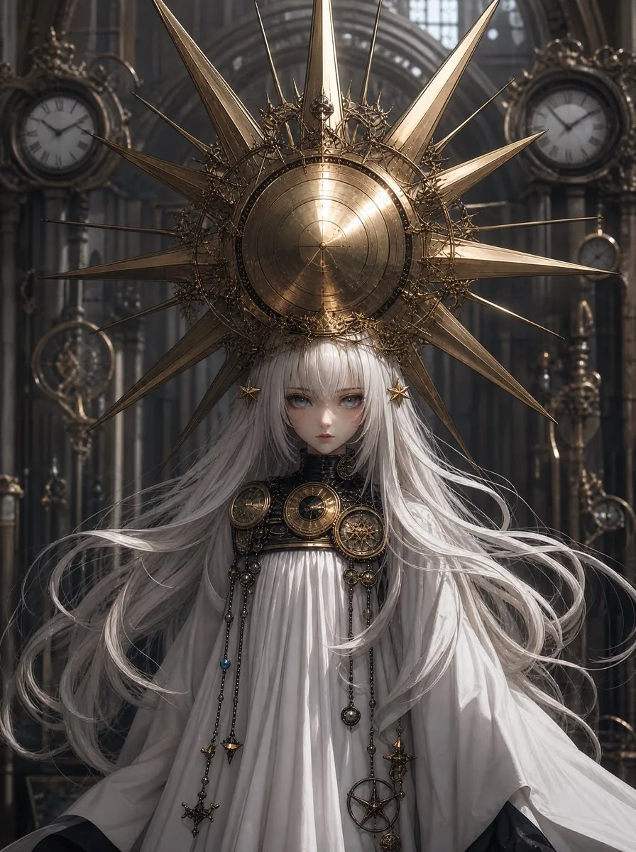Steampunk Sun Crown Priestess reference