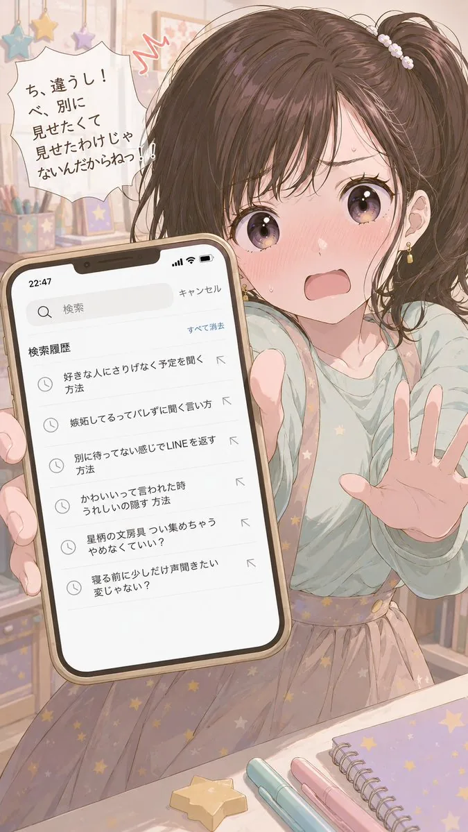 Character Search History UI reference