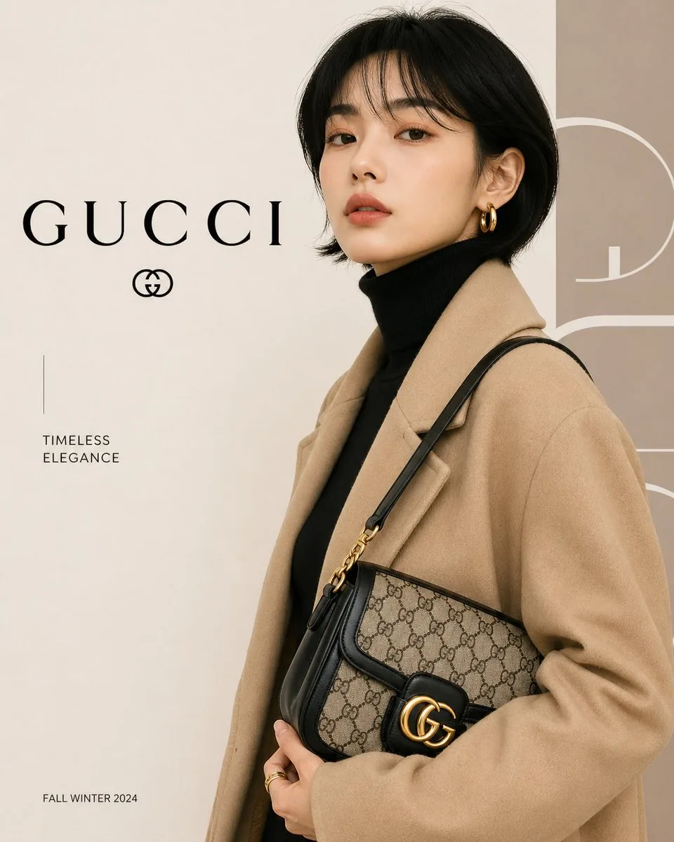 Luxury Fashion Ad Poster reference