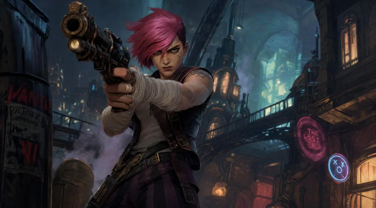 Punk Gunslinger in Steampunk Undercity reference