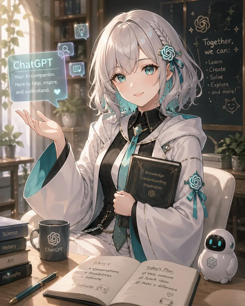 Anime ChatGPT Companion in Study reference