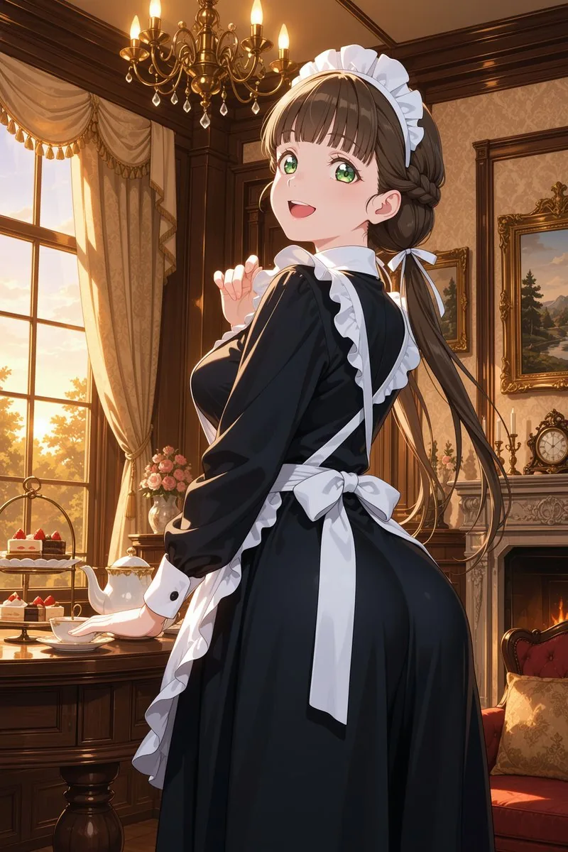 Victorian Maid Tea Room Anime reference