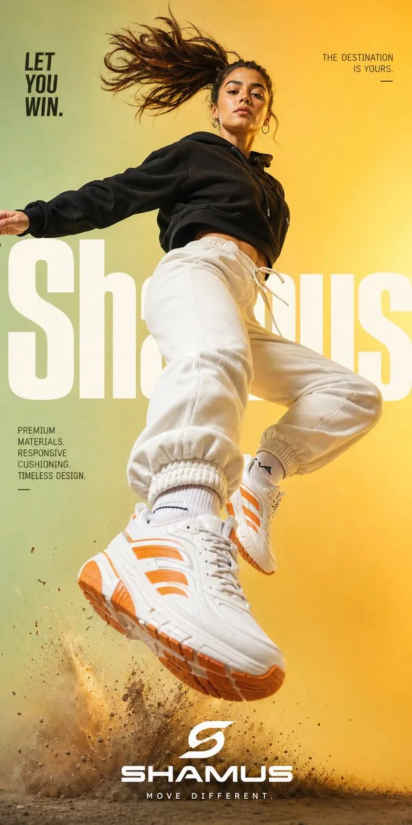 Premium Streetwear Sneaker Poster reference
