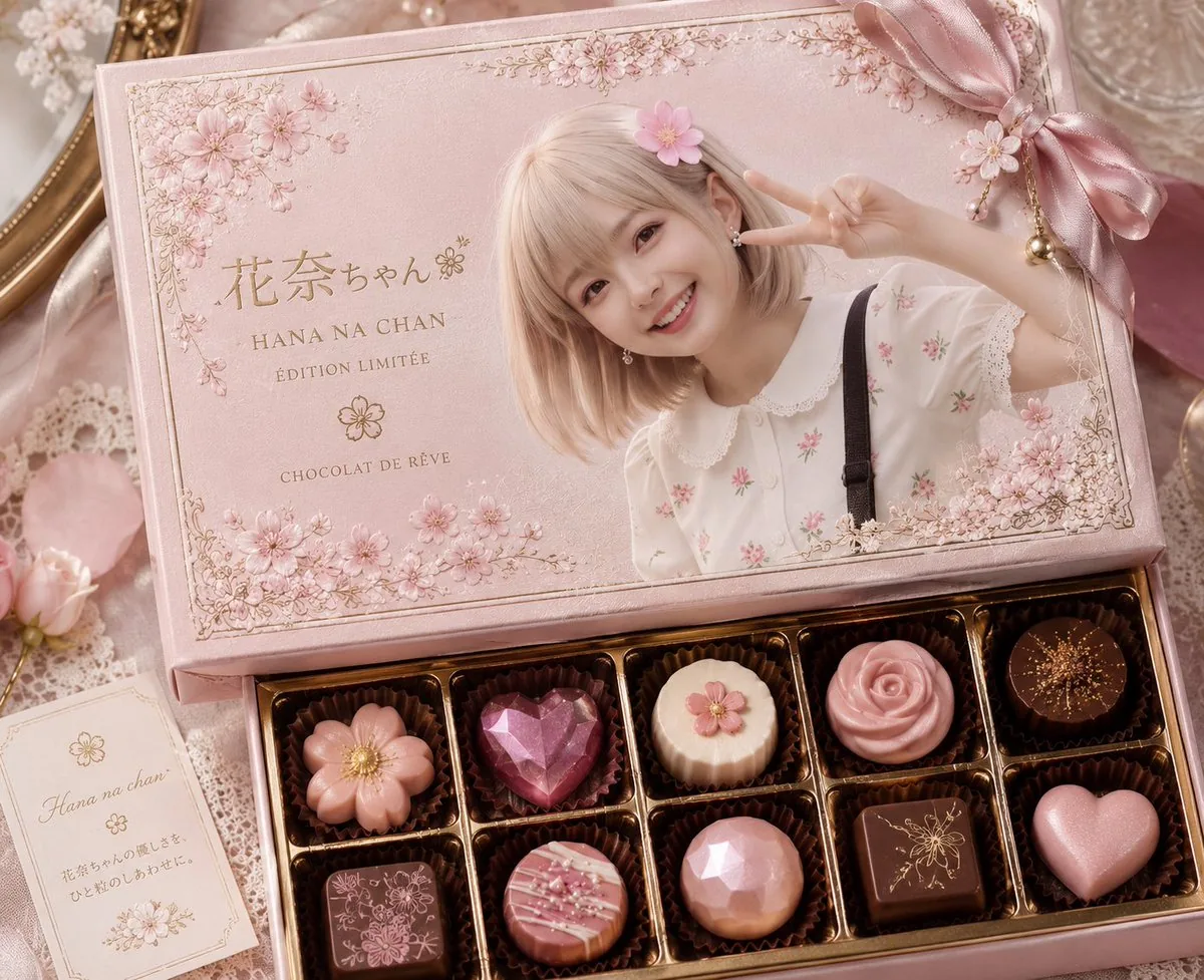 Luxury Pink Chocolatier Gift Box reference
