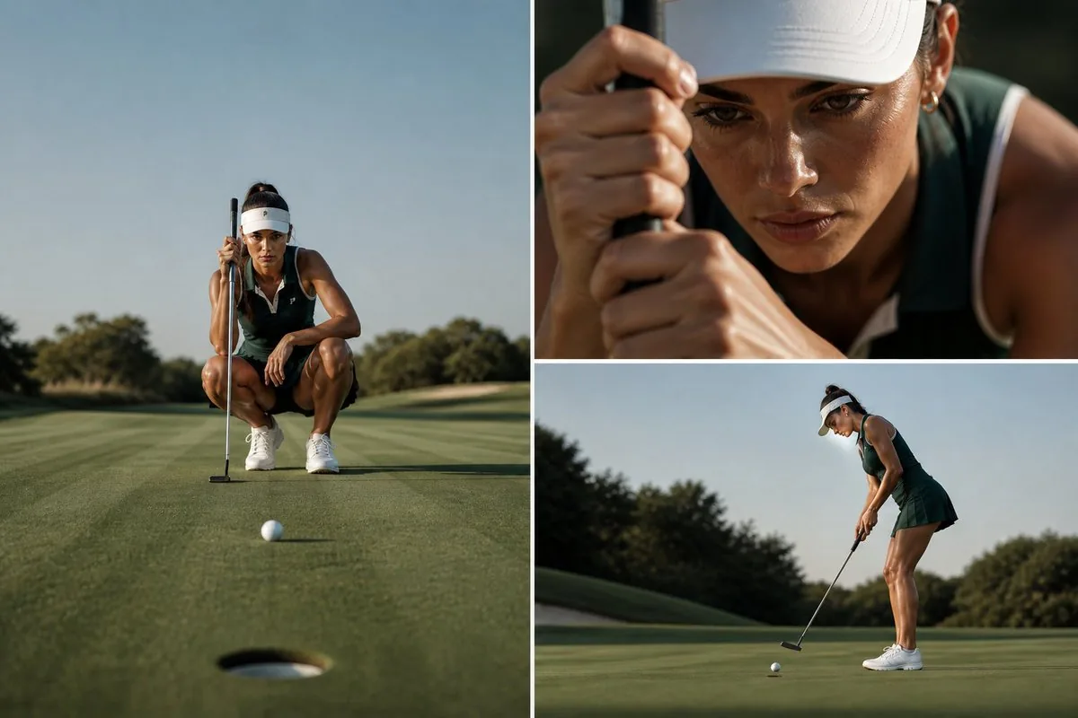 Luxury Golf Editorial Collage reference