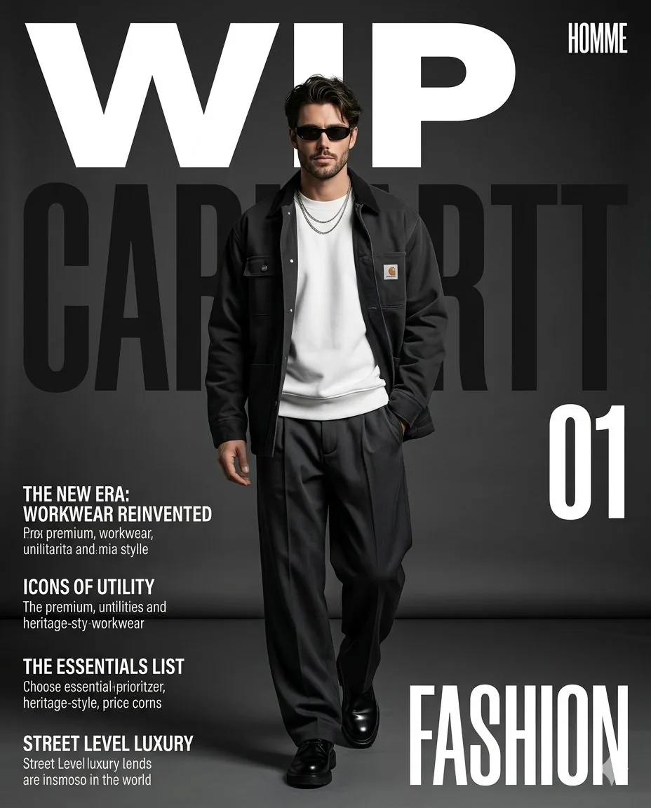 Premium Workwear Magazine Cover reference