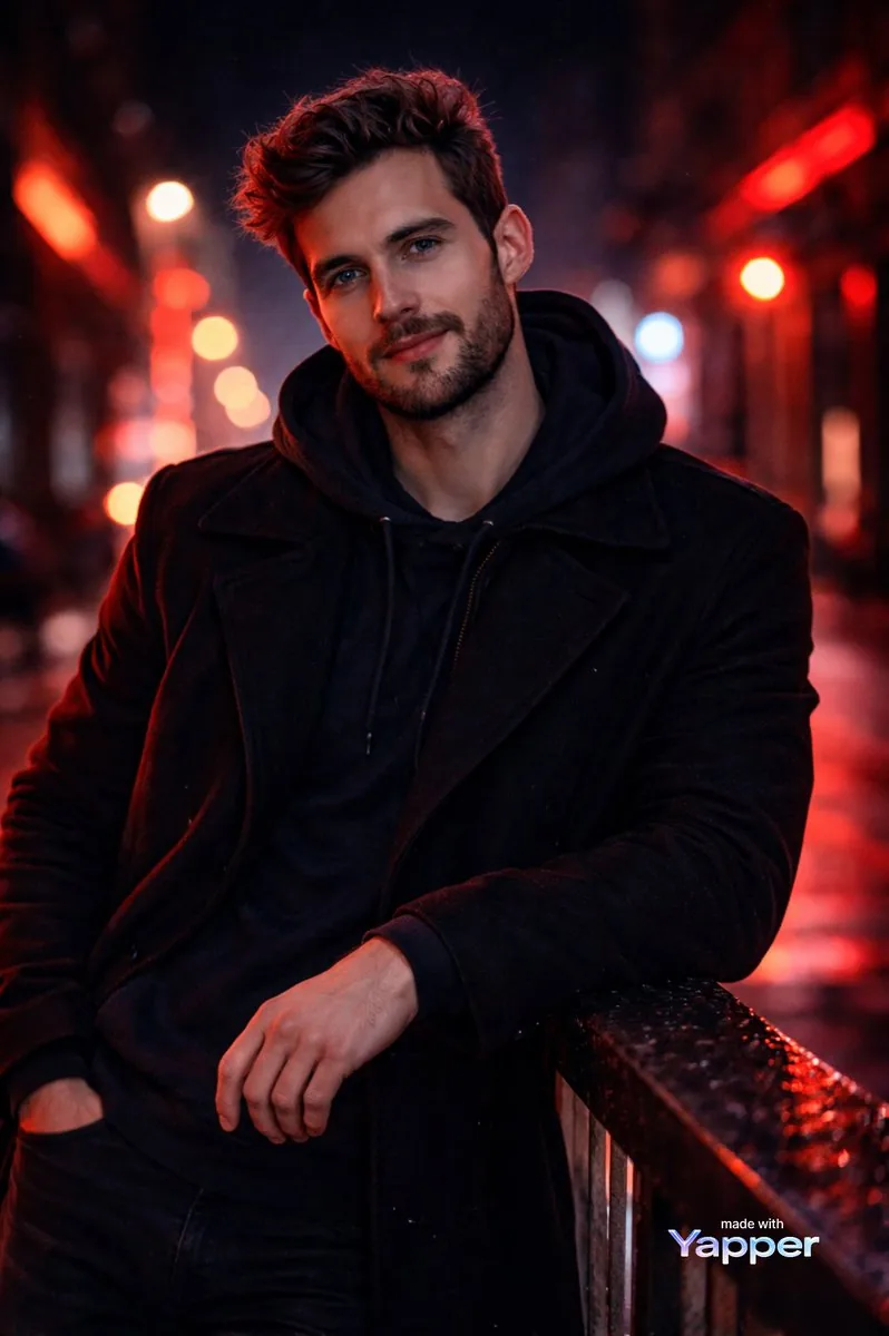 Cinematic Portrait Prompt with Neon Lighting reference