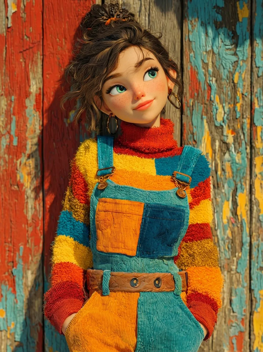 Dual Prompts: Painterly Portrait and Pixar-Style 3D Character - Nano Banana Pro AI Prompt for Social Media Post reference