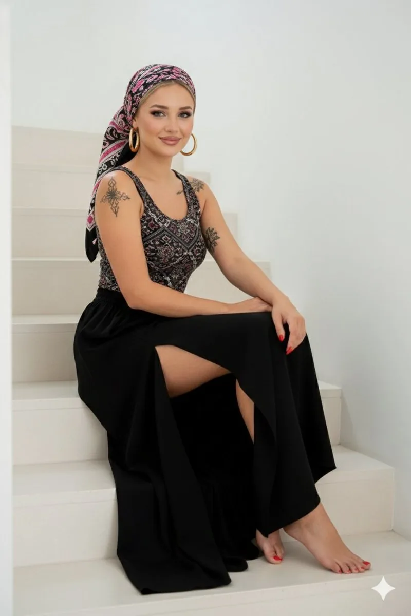 High-Quality Full-Body Fashion Photograph Prompt reference