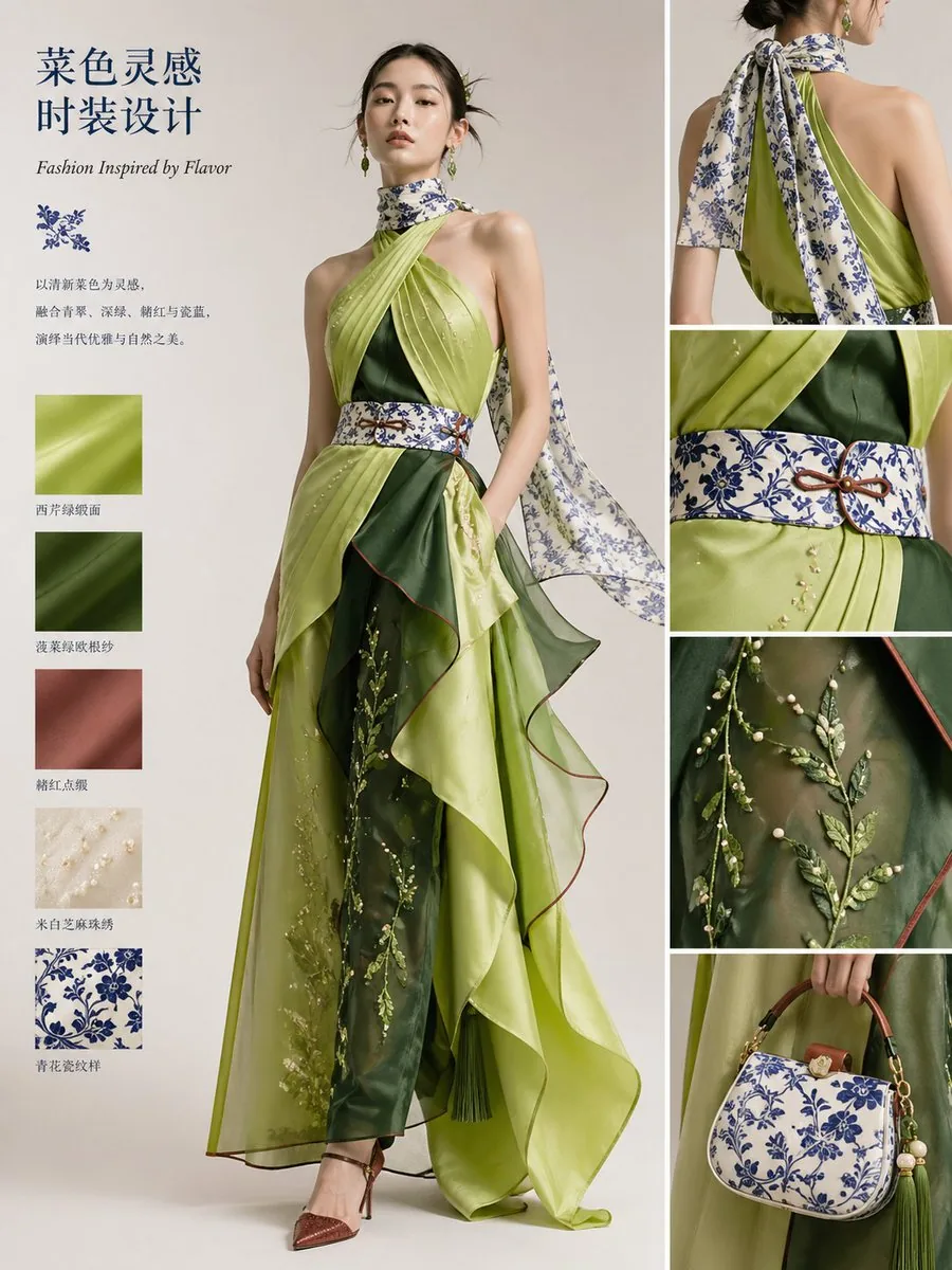 Dish-to-Couture Fashion Board reference