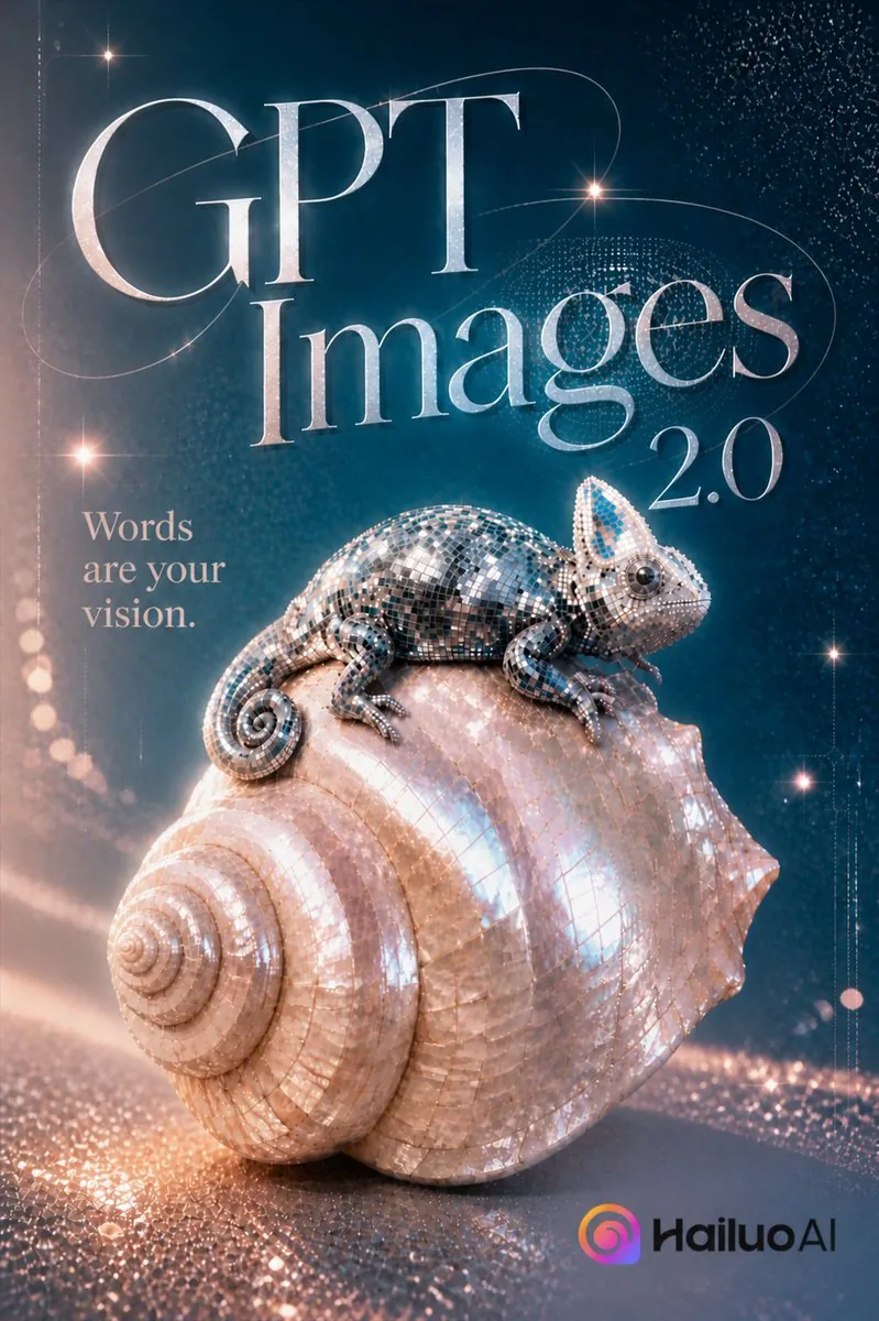 GPT Images 2.0 Chameleon Poster reference