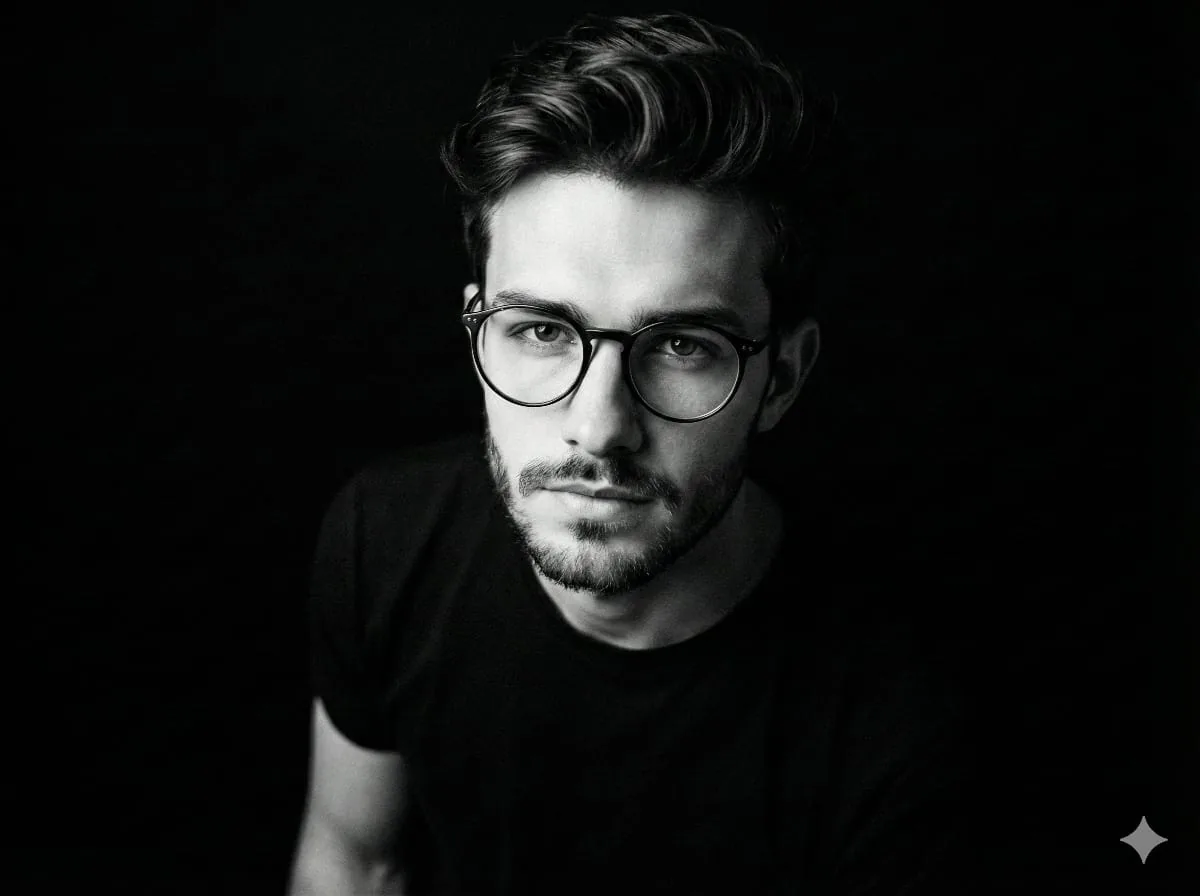 Black and White Portrait Generation Prompt reference