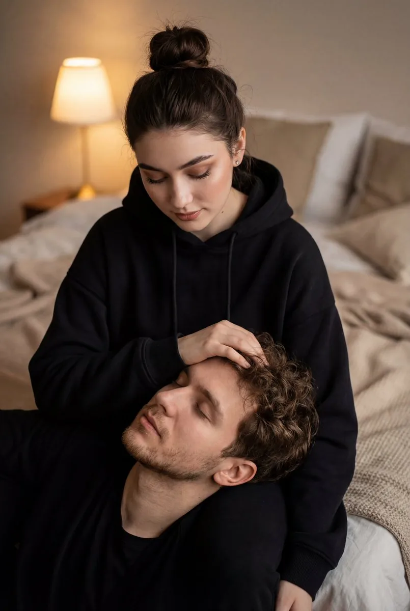 Cinematic Intimate Couple Portrait reference