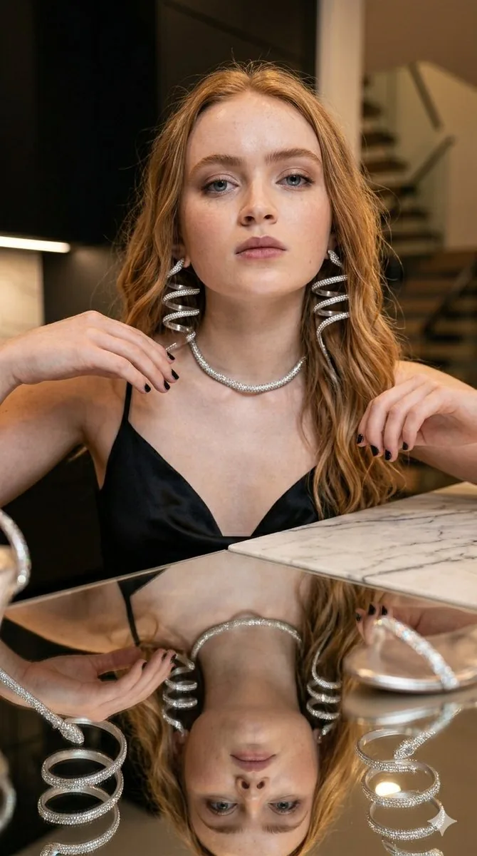 Glamorous Luxury Interior Fashion Shot - Nano Banana Pro AI Prompt for Product Marketing reference