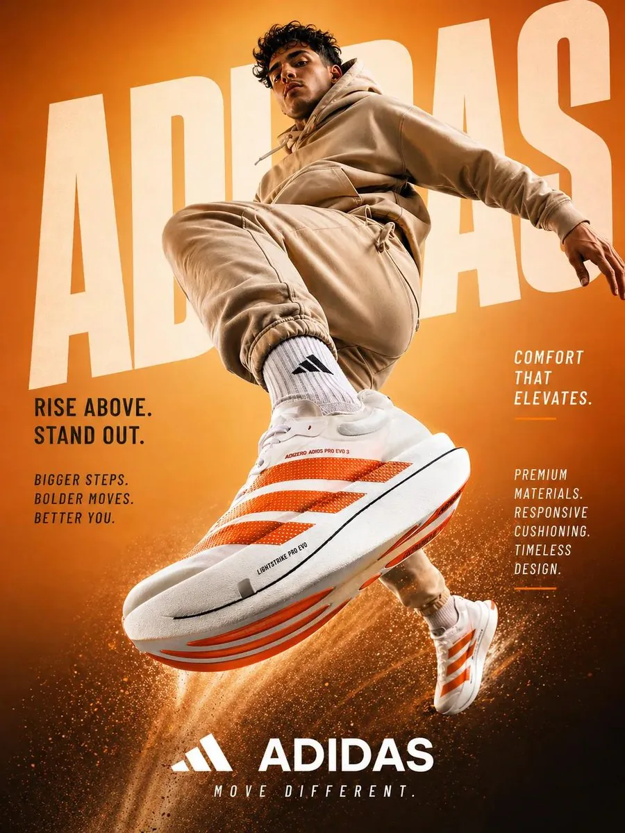 Dynamic Sportswear Product Photography reference